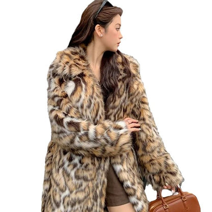 Furelle™ – Faux Fur Chic Female Coat