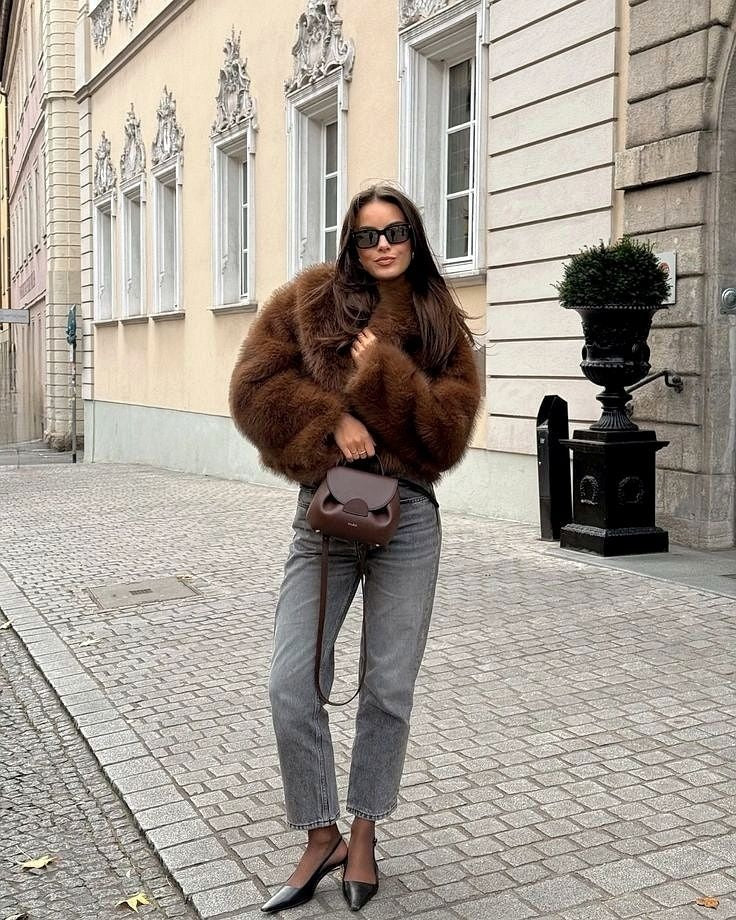 Faux Fur Coat Short Chic