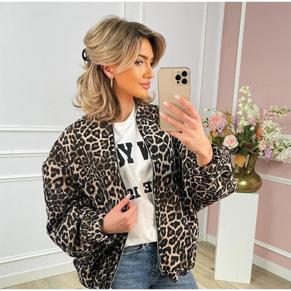 Levora™ – Leopard Print Street Jacket