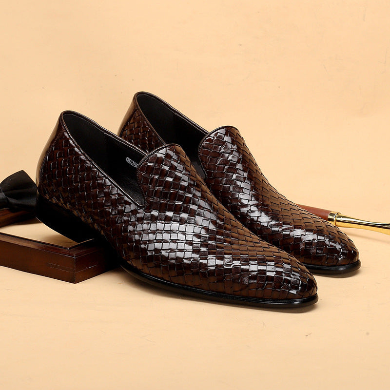 Oxbern™ – Cowhide Woven Business Shoes