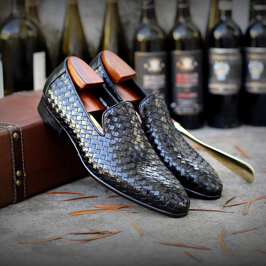 Oxbern™ – Cowhide Woven Business Shoes