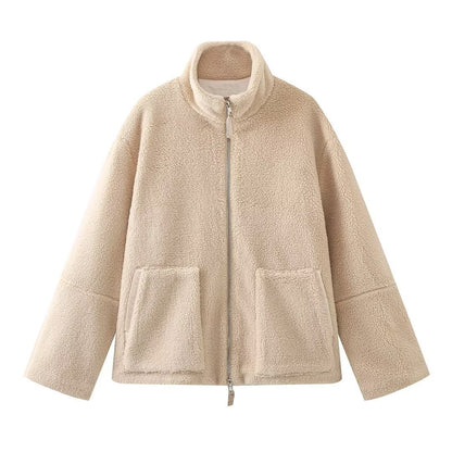 Women's Lamb Woolen Coat