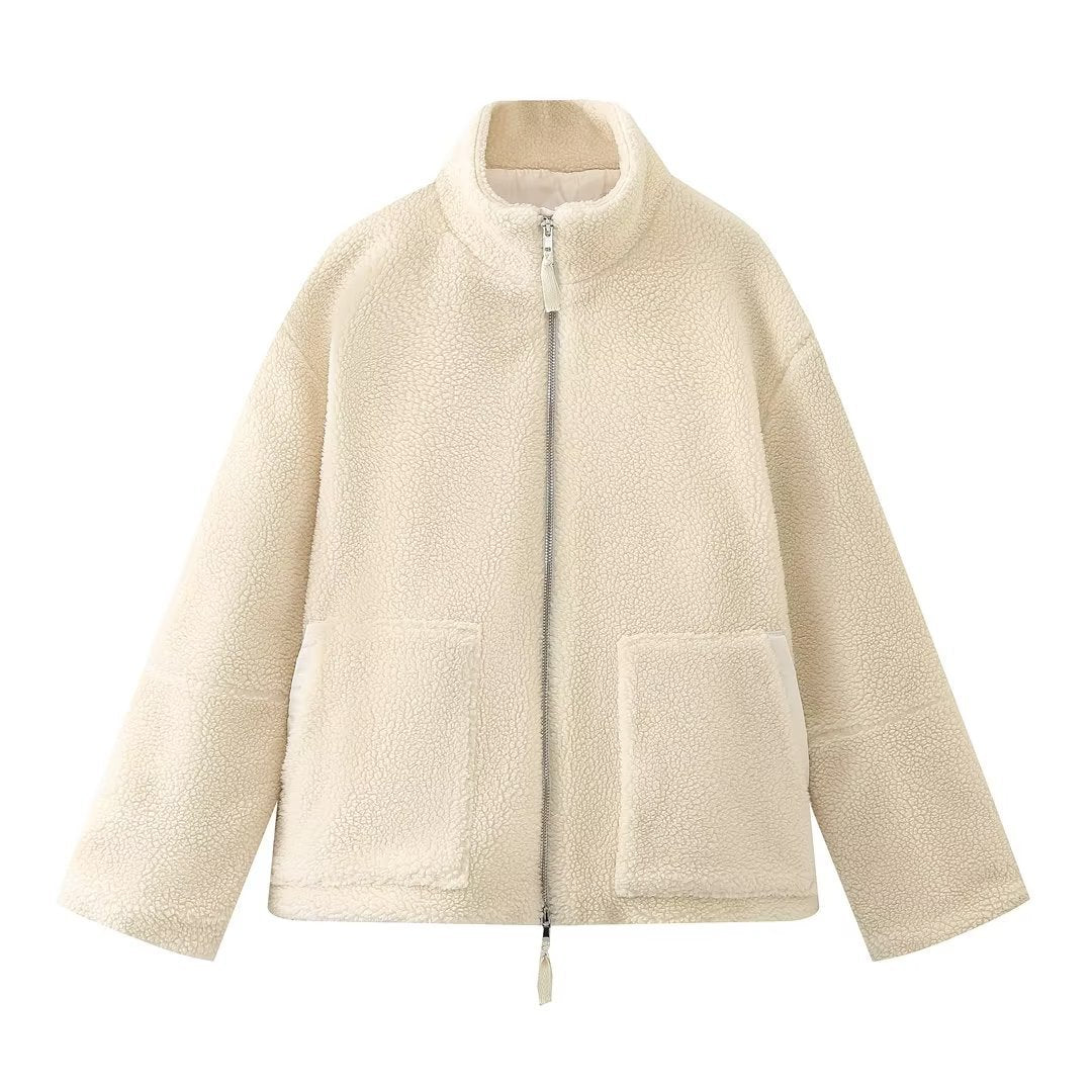 Women's Lamb Woolen Coat