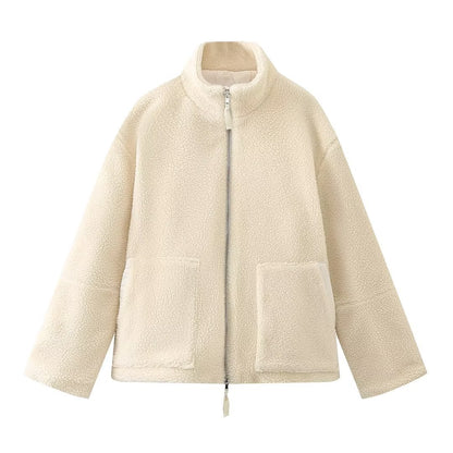 Women's Lamb Woolen Coat