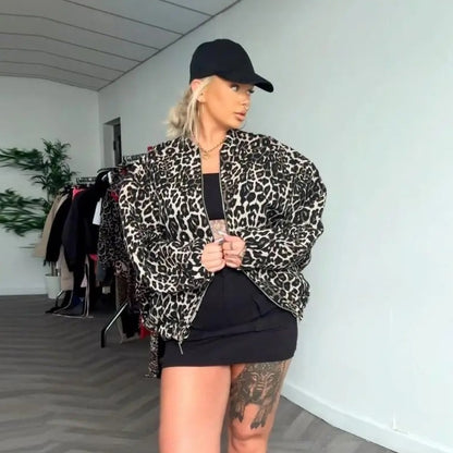 Levora™ – Leopard Print Street Jacket