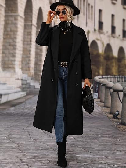 Nordalle™ – Long Collar Woolen Overcoat