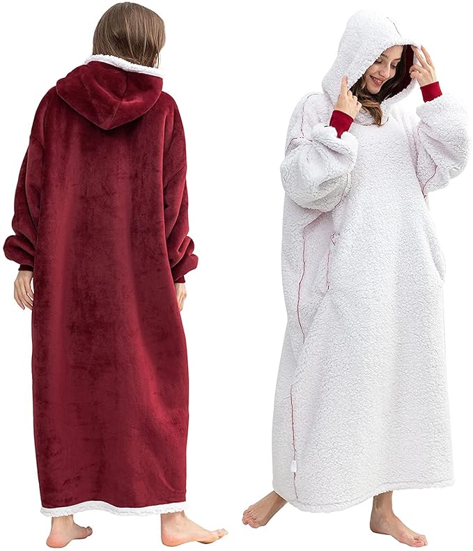 CozyCocoon Hoodie Gown
