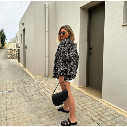 Levora™ – Leopard Print Street Jacket