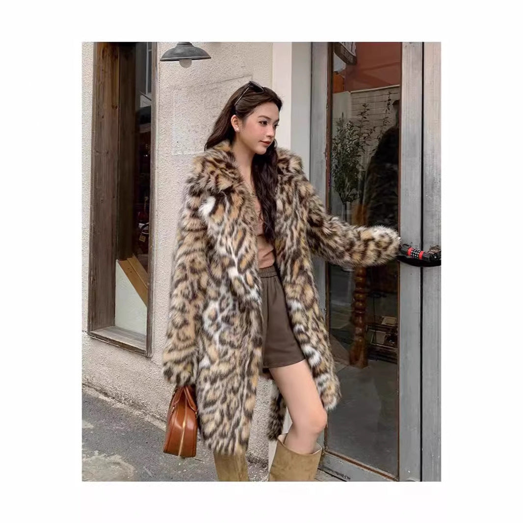 Furelle™ – Faux Fur Chic Female Coat