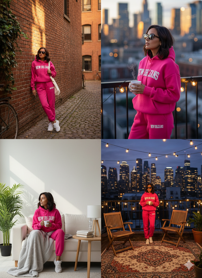 Printelle™ – Women's Printed Sweater Set