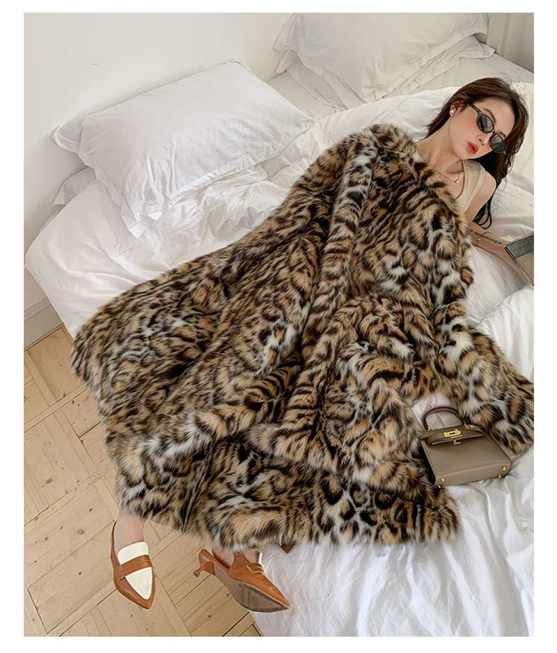 Furelle™ – Faux Fur Chic Female Coat