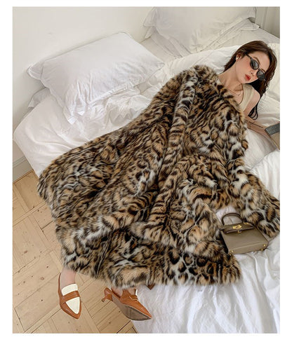 Furelle™ – Faux Fur Chic Female Coat