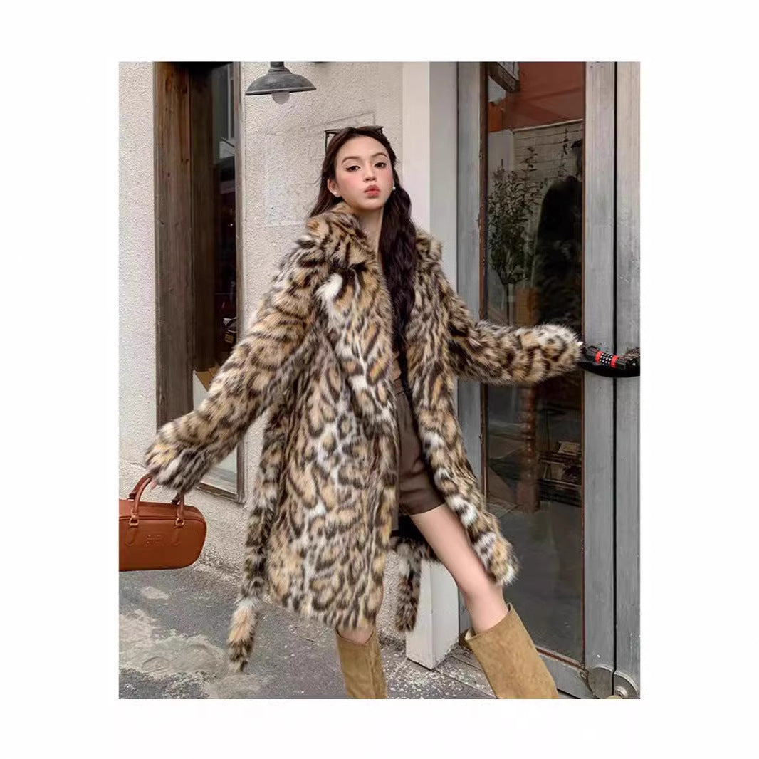 Furelle™ – Faux Fur Chic Female Coat