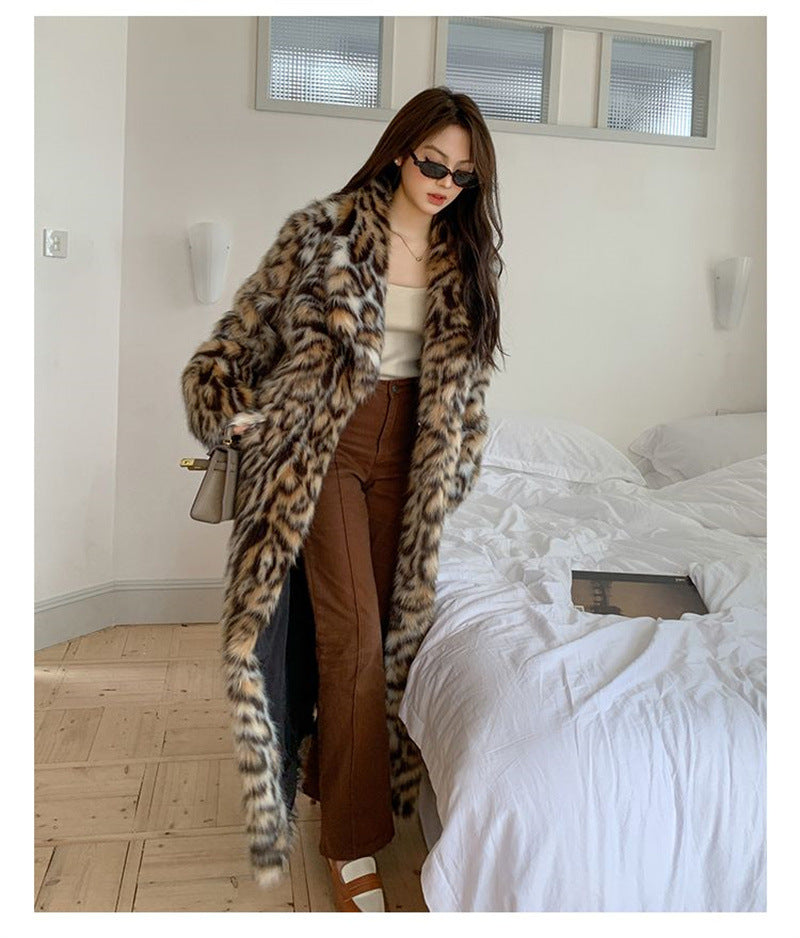 Furelle™ – Faux Fur Chic Female Coat
