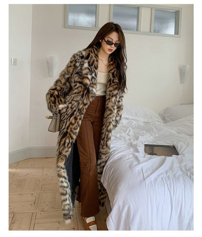 Furelle™ – Faux Fur Chic Female Coat