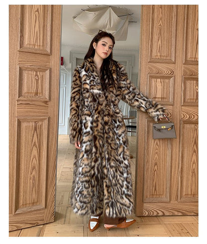 Furelle™ – Faux Fur Chic Female Coat