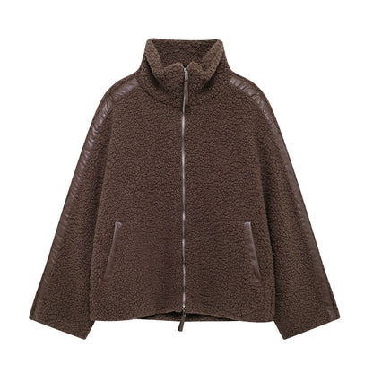 Women's Lamb Woolen Coat