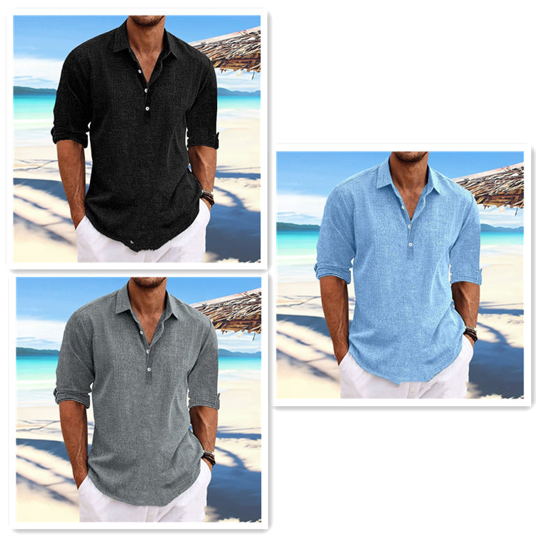 Hemplain™ – Loose-Fit  Cotton Shirt