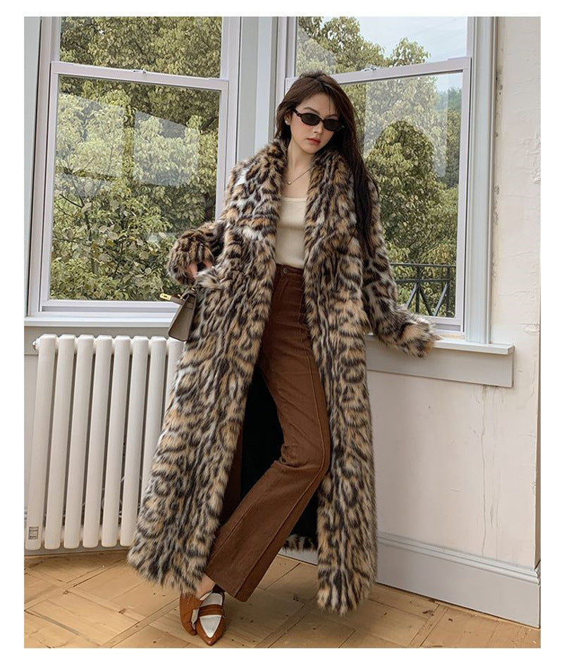Furelle™ – Faux Fur Chic Female Coat