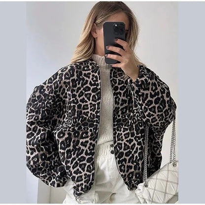 Levora™ – Leopard Print Street Jacket